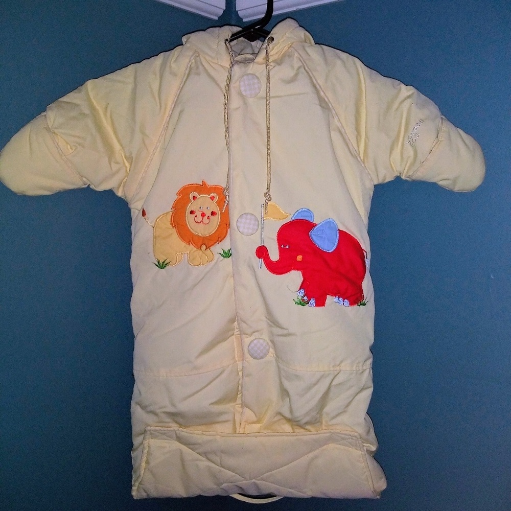 Vintage London fog snow suit 0-6m